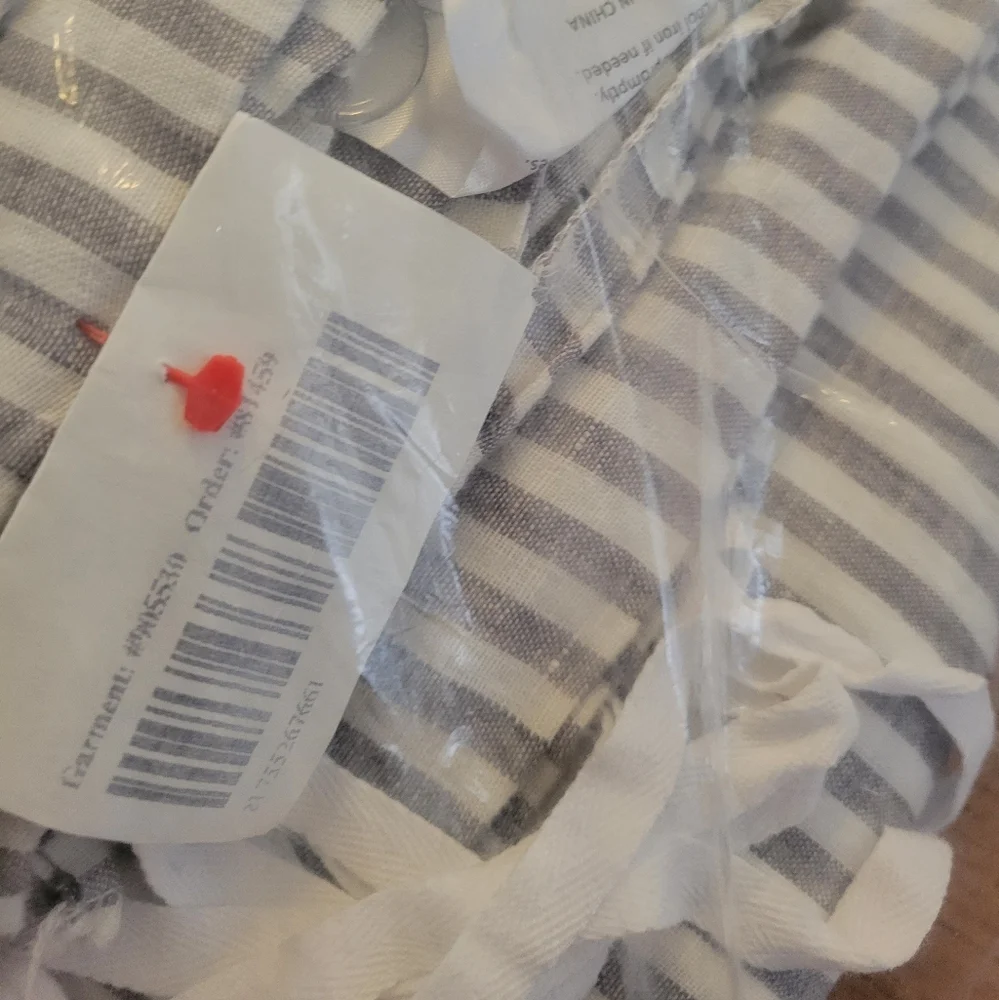 Quince European Linen Duvet Cover Set - grey & white stripe